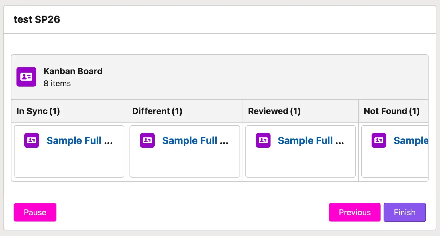 Salesforce screenshot: Custom Kanban boards, anywhere you need them